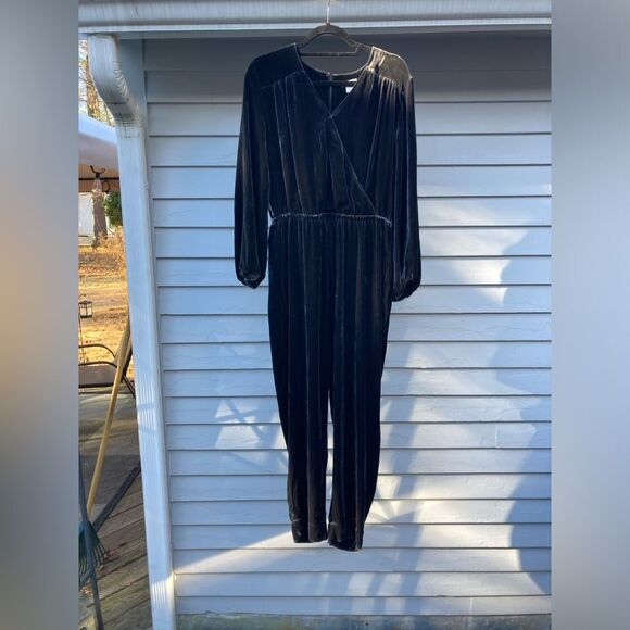 Sundance Small Aviana Velvet Jumpsuit - Picture 2 of 15